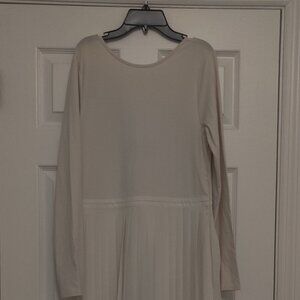 JCrew Pleated Ballet Maxi Dress Size M